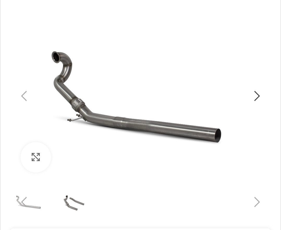 Catless Downpipe 3 inch VR Golf 7/7.5 R, Ophalen