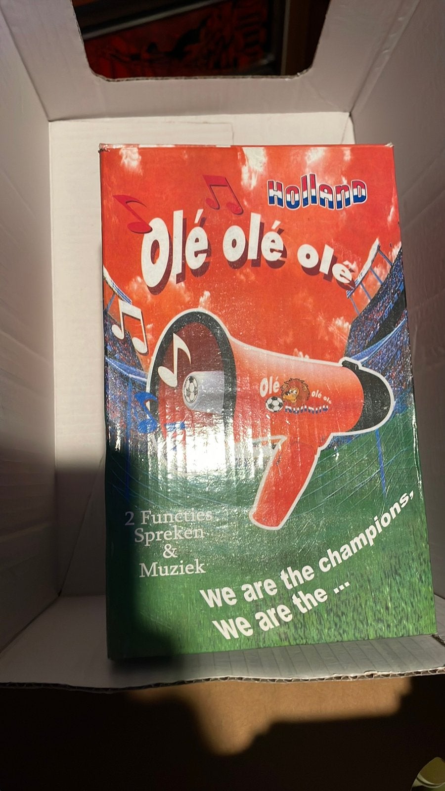 Splinternieuwe oranje megaphone, Ophalen of Verzenden, Nieuw