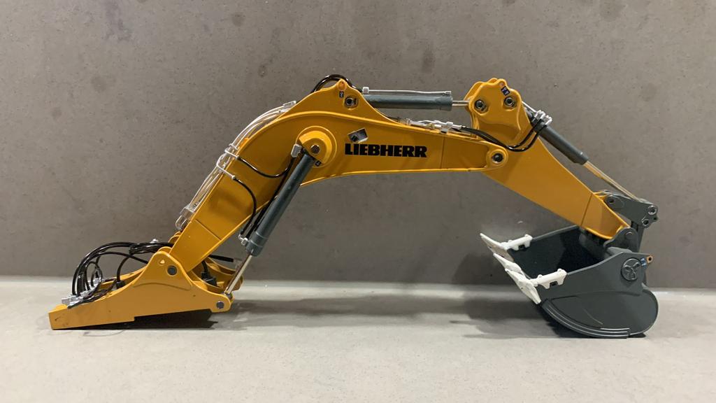 WSI liebherr R9150 verbouw lading, Hobby en Vrije tijd, Modelauto's | 1:50, Ophalen of Verzenden, Zo goed als nieuw, Hijskraan, Tractor of Landbouw