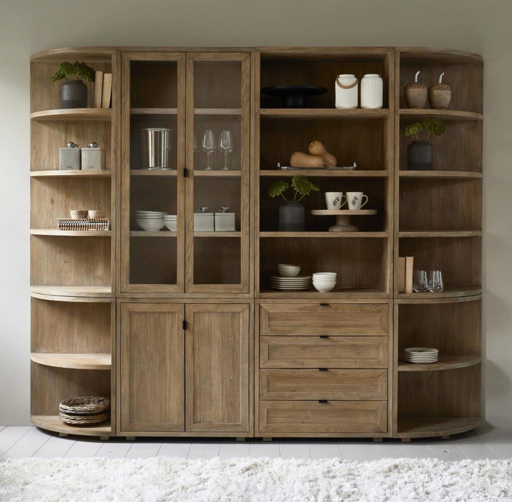 Nieuw - Rivièra Maison Modulaire Kast Del Rey Boekenkast, Huis en Inrichting, Kasten | Boekenkasten, Nieuw, 200 cm of meer, 25 tot 50 cm