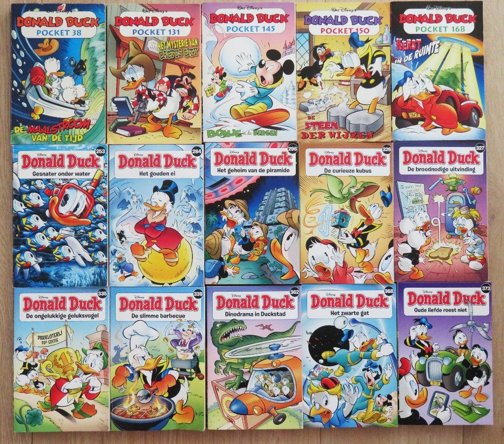 15x Donald Duck pocket, Boeken, Eén stripboek, Ophalen of Verzenden, Gelezen