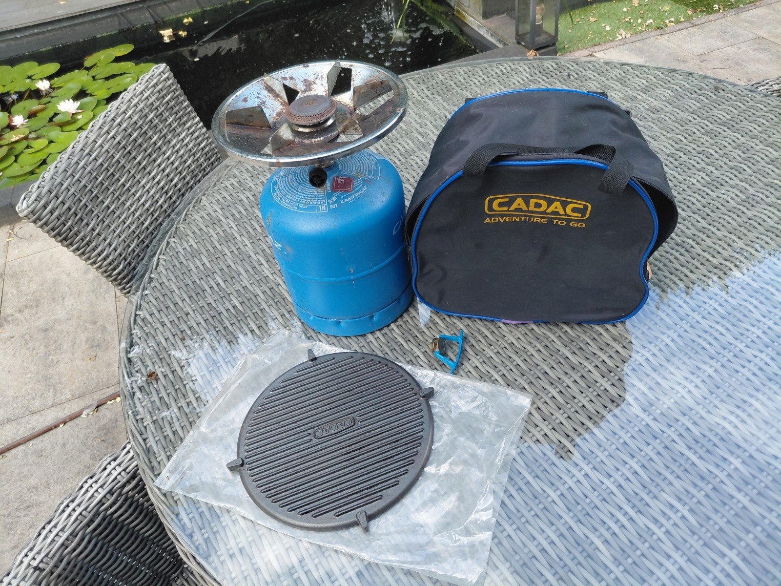 Cadac Safari Chef 6521 Gasbarbecue met accessoires, Ophalen, Gebruikt, Cadac