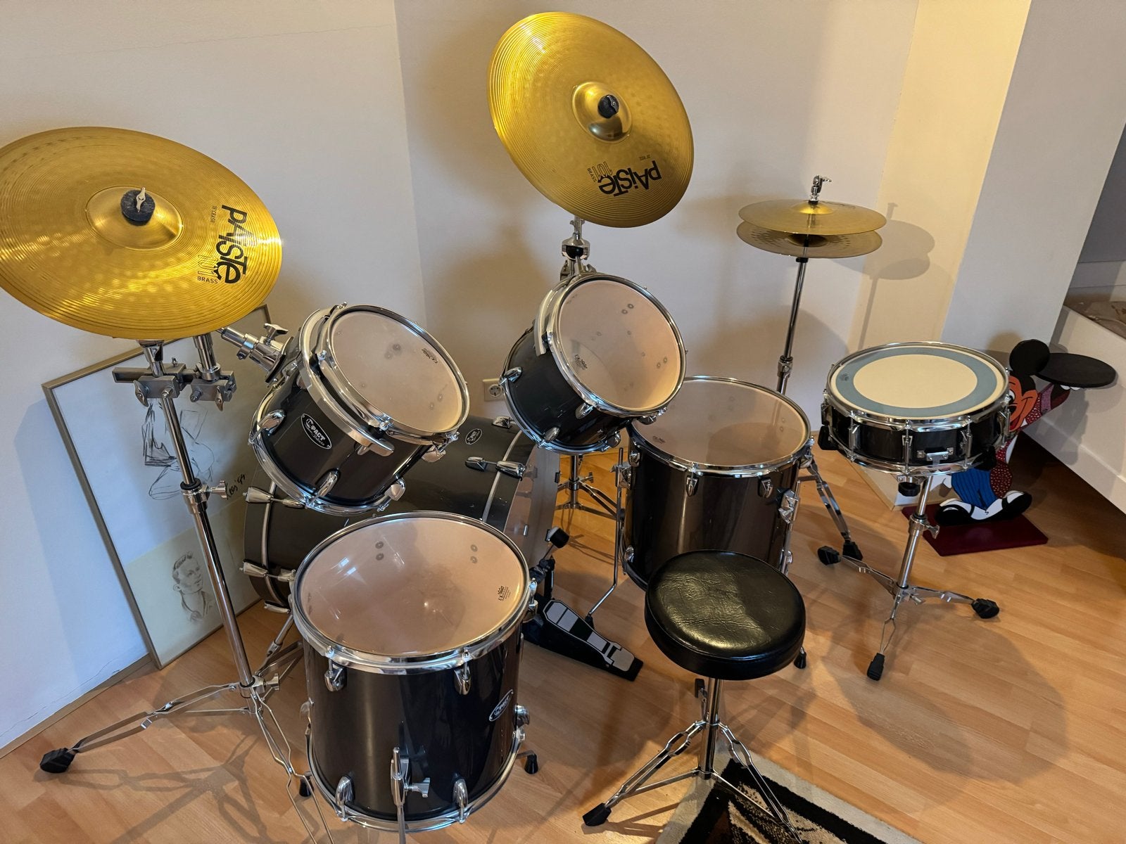 Impact Deluxe Drumstel met Paiste bekkens, Ophalen, Zo goed als nieuw, Overige merken