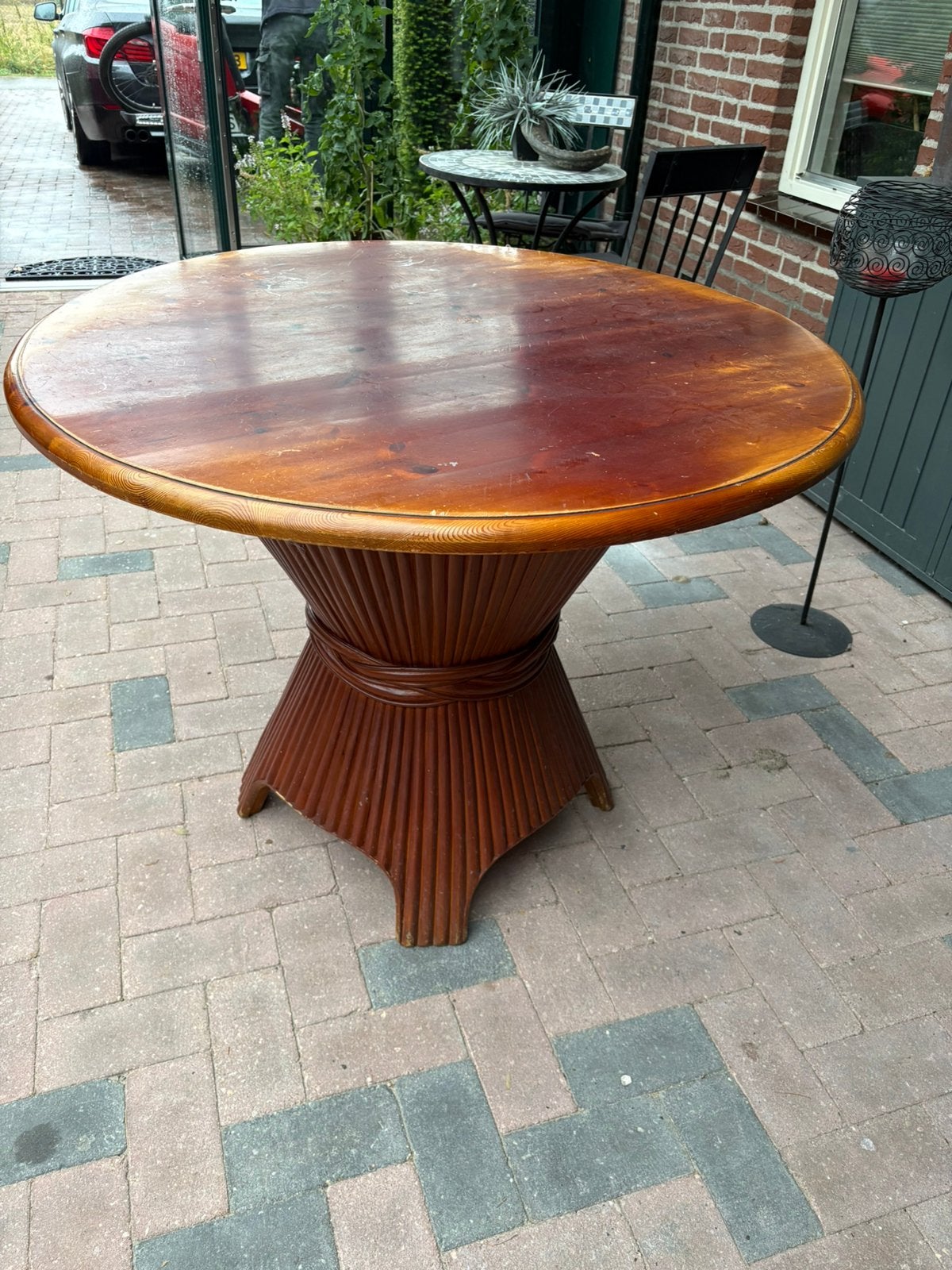 Leuke vintage tafel, Ophalen of Verzenden, Gebruikt