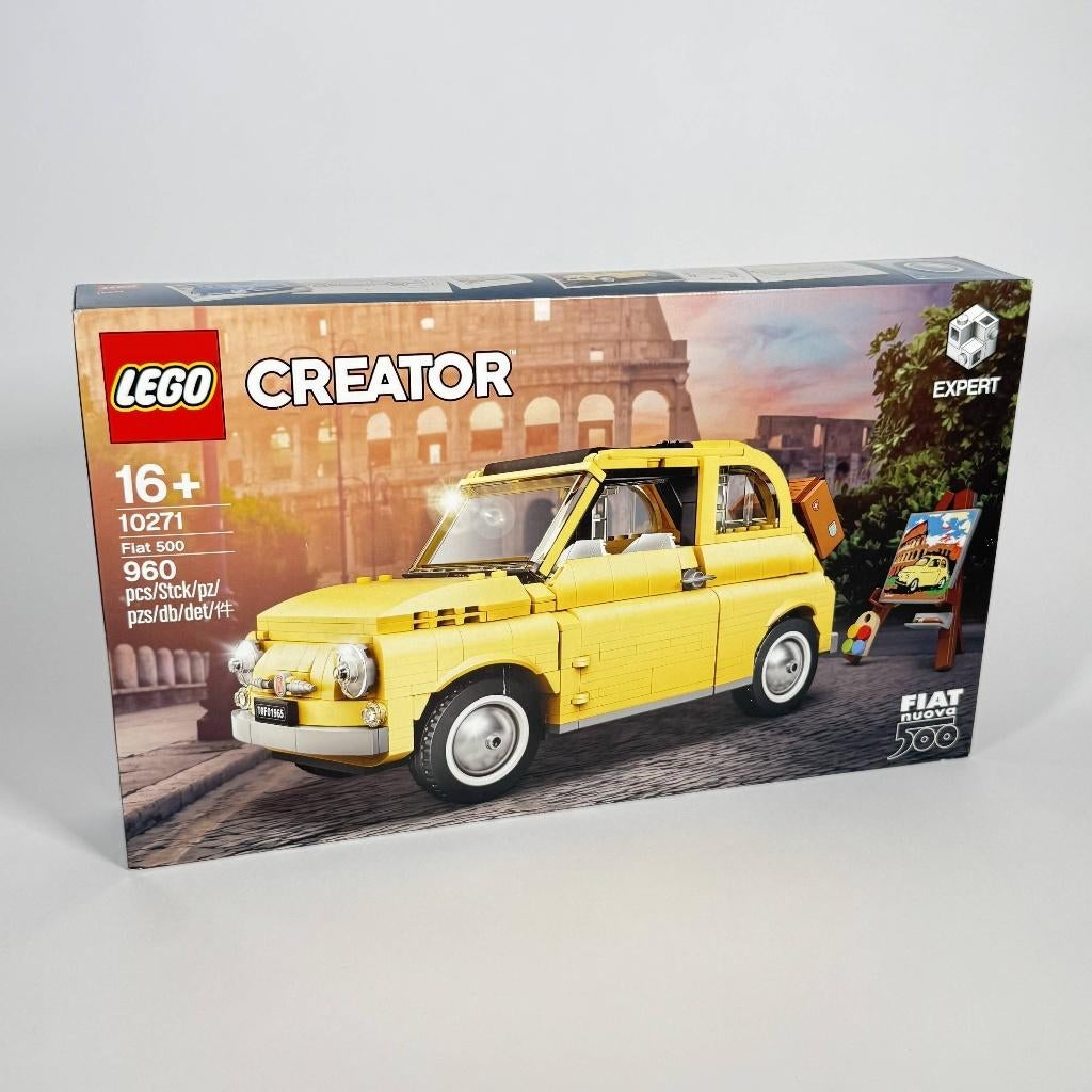 LEGO Creator Expert 10271 Fiat 500 Yellow – Nieuw, Lego, Nieuw, Ophalen of Verzenden, Ongeopend/sealed