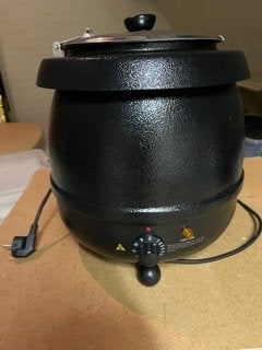 Soepketel 10 ltr Hendi, Huis en Inrichting, Keuken | Keukenbenodigdheden, Zo goed als nieuw, Overige typen, Hendi, Metaal, Zwart