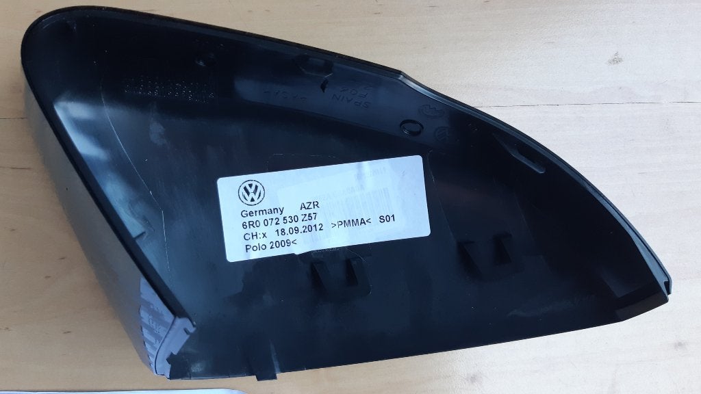 VW polo spiegelkap carbon, Ophalen, Nieuw, Volkswagen