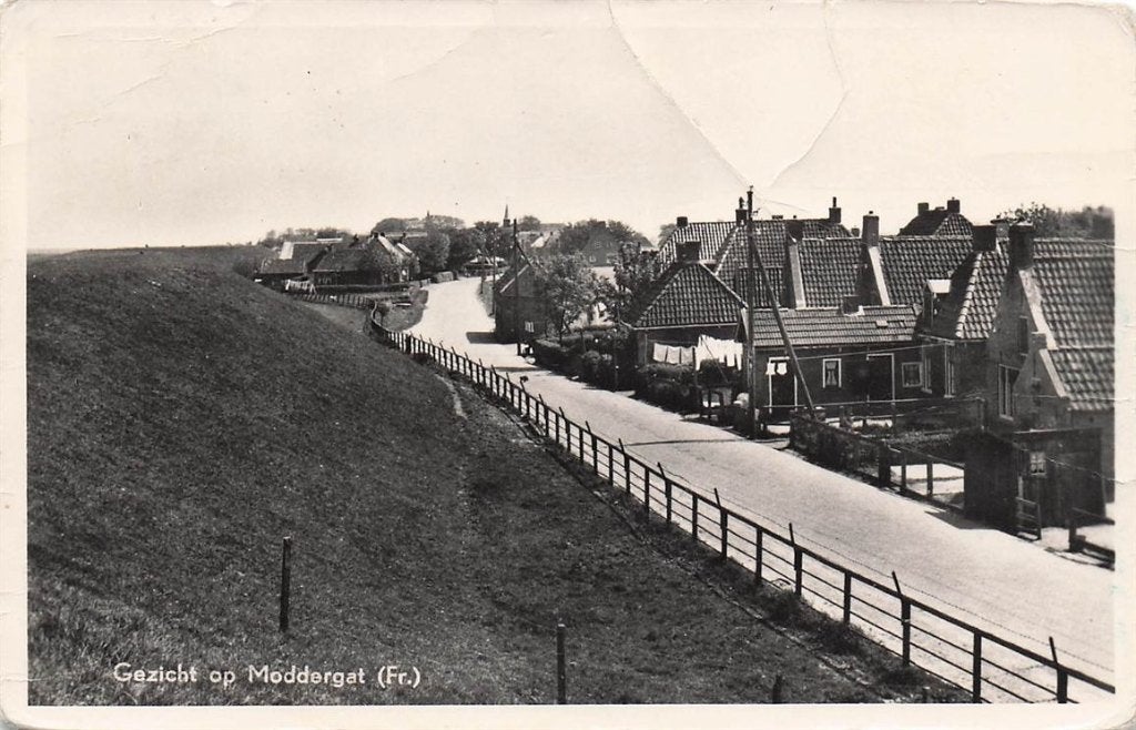 703-173-051 Moddergat Fr, Verzenden, Voor 1920, Friesland