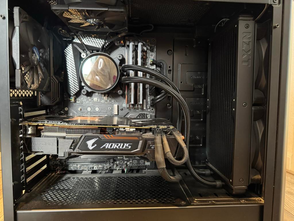 Gaming PC: i7-7700K, Aorus 1080Ti, 32GB RAM, NZXT AIO, Computers en Software, Desktop Pc's, 32 GB, Ophalen of Verzenden, Zo goed als nieuw