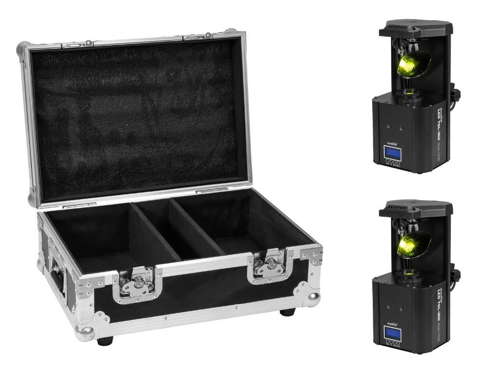 EUROLITE Set 2x LED TSL-350 Scan COB + Case, Geluidgestuurd, ., Nieuw, Ophalen of Verzenden