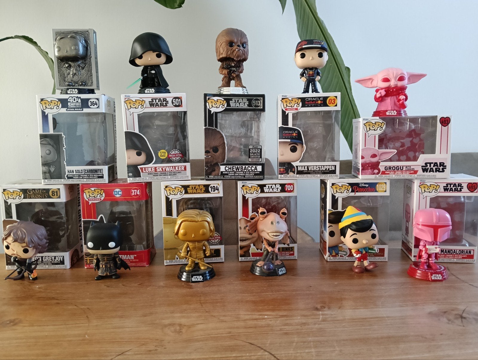 Bescheiden collectie Funko Pop! (Star Wars, Disney, F1), Ophalen, Gebruikt