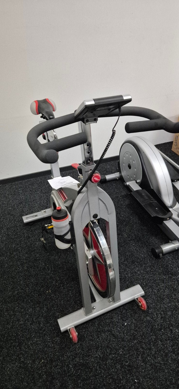 PowerPeak Speed Bike / Spinningfiets / hometrainer zgan, Sport en Fitness, Fitnessmaterialen, Ophalen, Zo goed als nieuw, Benen