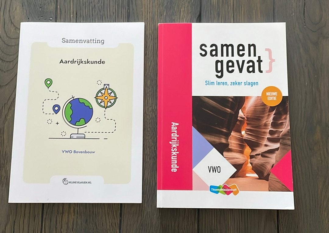 Samenvattingen samengevat + onlineslagen aardrijkskunde vwo, Boeken, Schoolboeken, Ophalen of Verzenden, Zo goed als nieuw, VWO