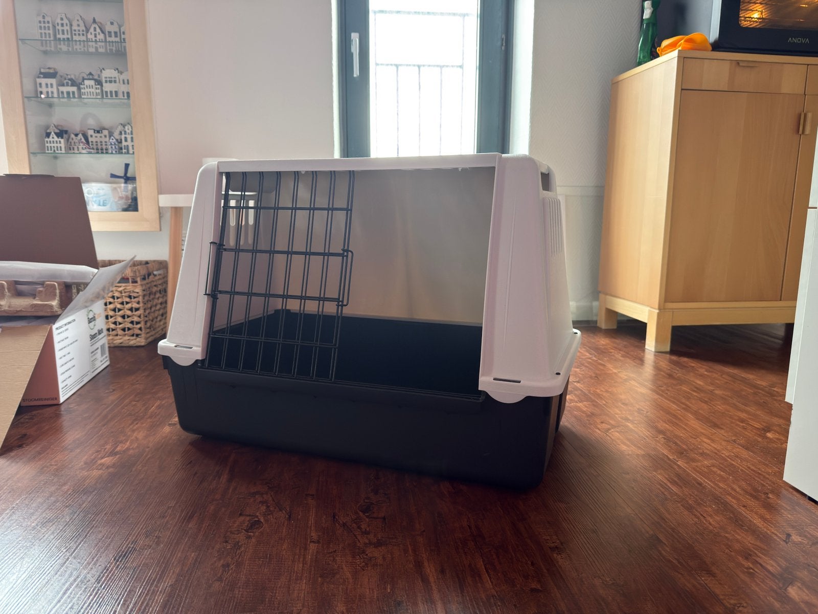 Hondenbench / transportbox 72 cm | Als nieuw, Dieren en Toebehoren, Ophalen, Zo goed als nieuw