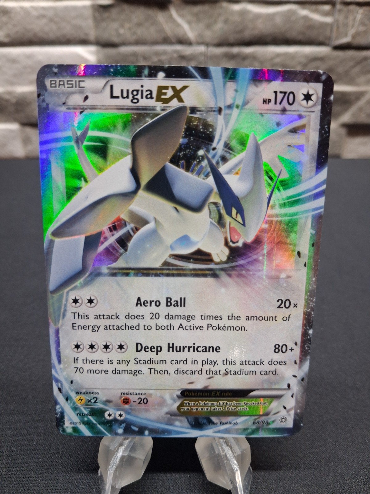 Lugia EX Ancient origins XY ultra rare, Ophalen of Verzenden, Zo goed als nieuw