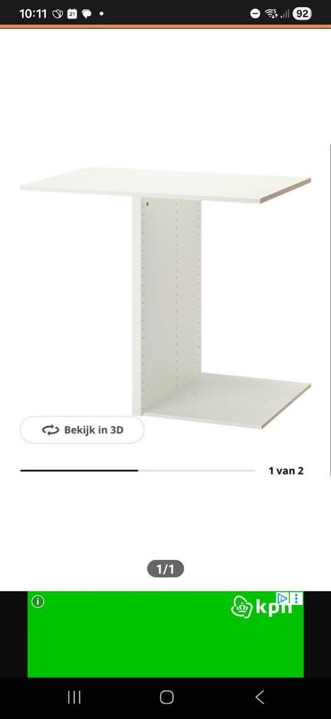 Ikea pax kast verdeler, Huis en Inrichting, Kasten | Overige, Ophalen, Gebruikt