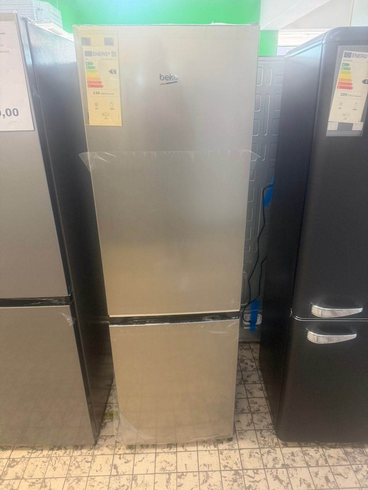 Beko koelvriescombinatie nieuw no frost, Beko, 200 liter of meer, Beko, Met aparte vriezer