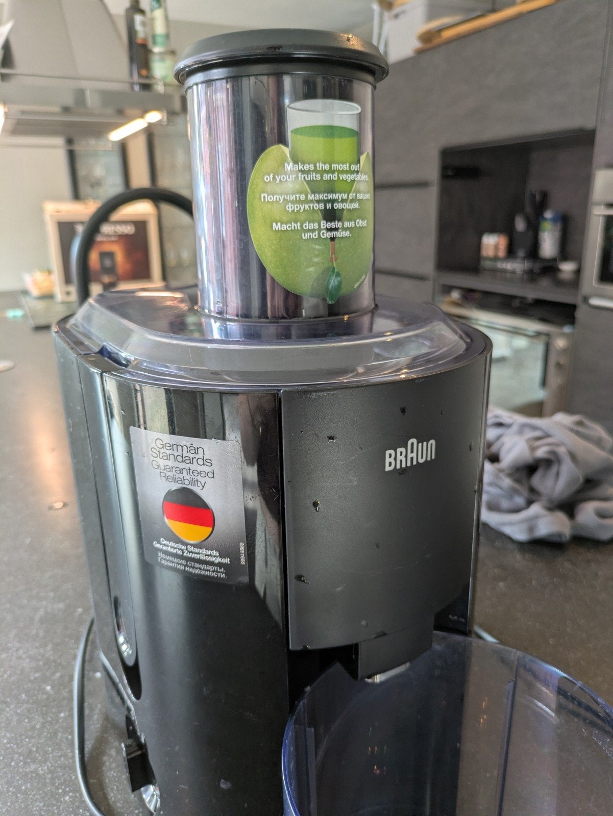 Sapcentrifuge, Ophalen, Sapcentrifuge