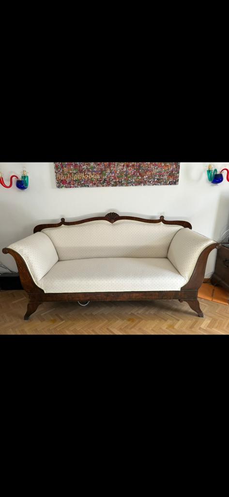 Prachtige biedermeier, Ophalen of Verzenden, Zo goed als nieuw, Eenpersoons, Minder dan 150 cm