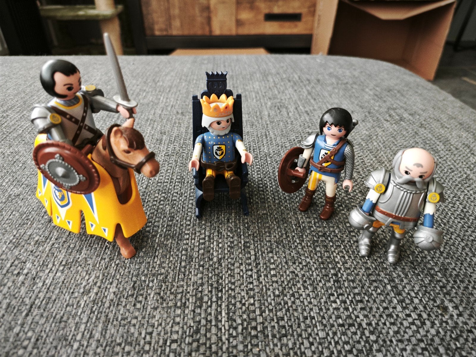 playmobile super 4 koning en ridders, Ophalen of Verzenden, Gebruikt