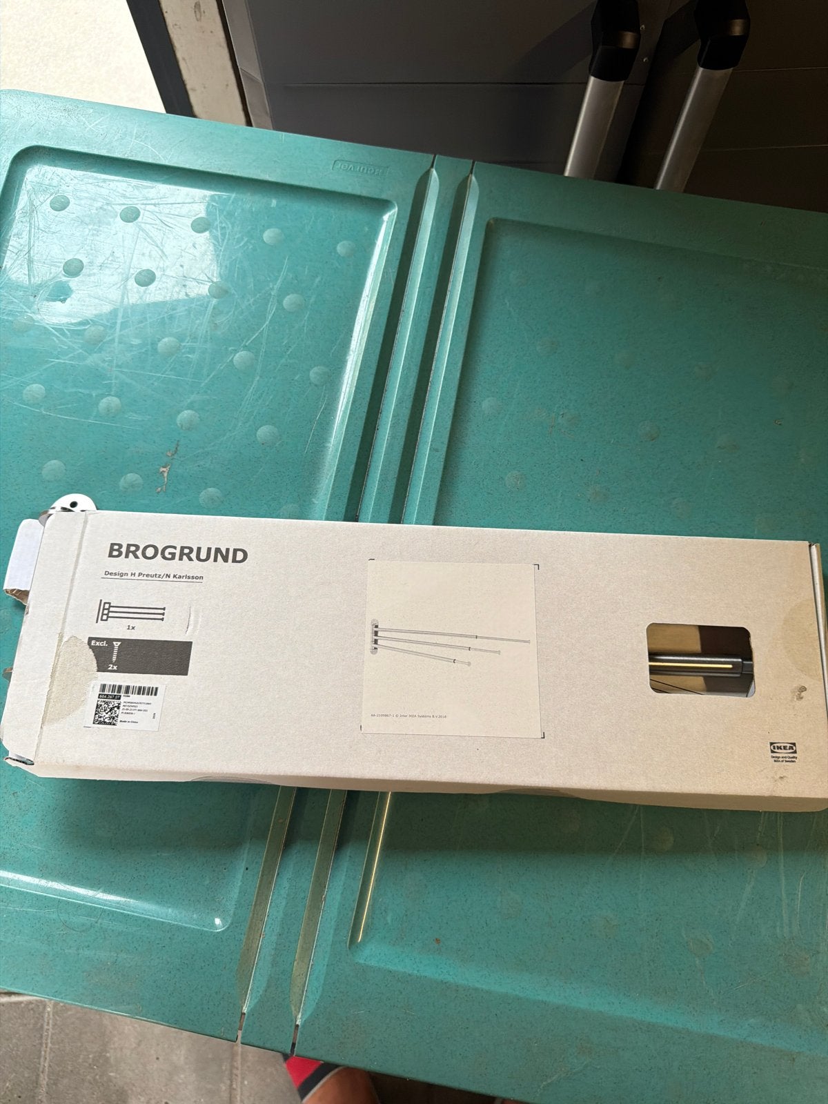 IKEA BROGRUND Handdoekrek - Nieuw in doos, Overige typen, IKEA, Ophalen of Verzenden, Metaal