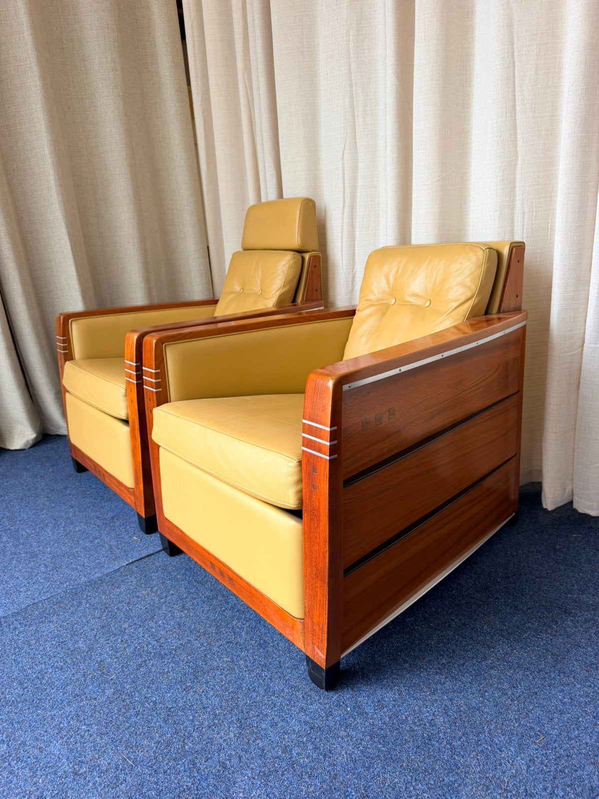 Schuitema decoforma fauteuils “Frank”, Huis en Inrichting, Fauteuils, Ophalen, Zo goed als nieuw, 50 tot 75 cm, Leer