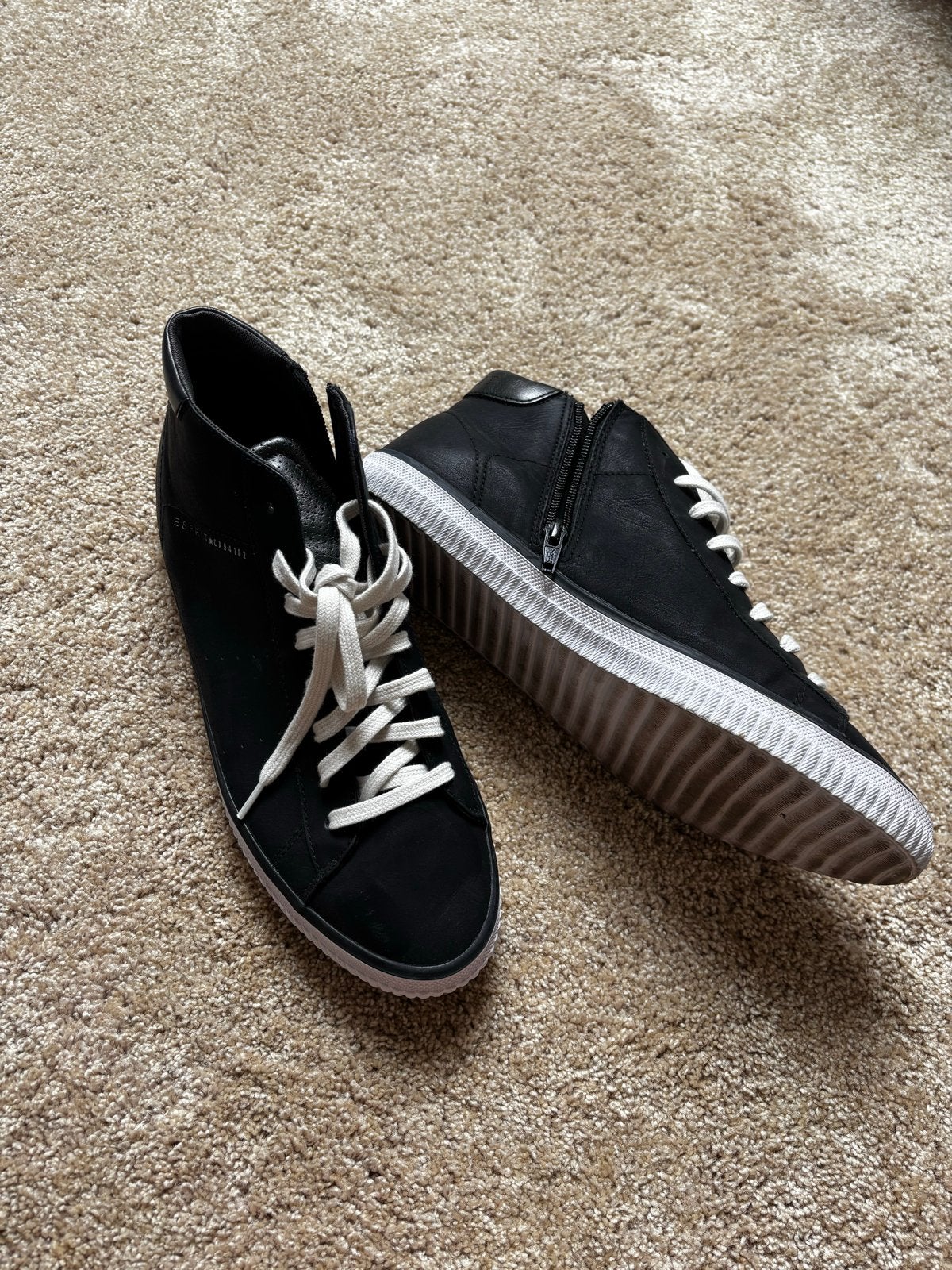 Esprit sportieve sneakers met rits, maat 42, Ophalen of Verzenden, Zo goed als nieuw, Zwart