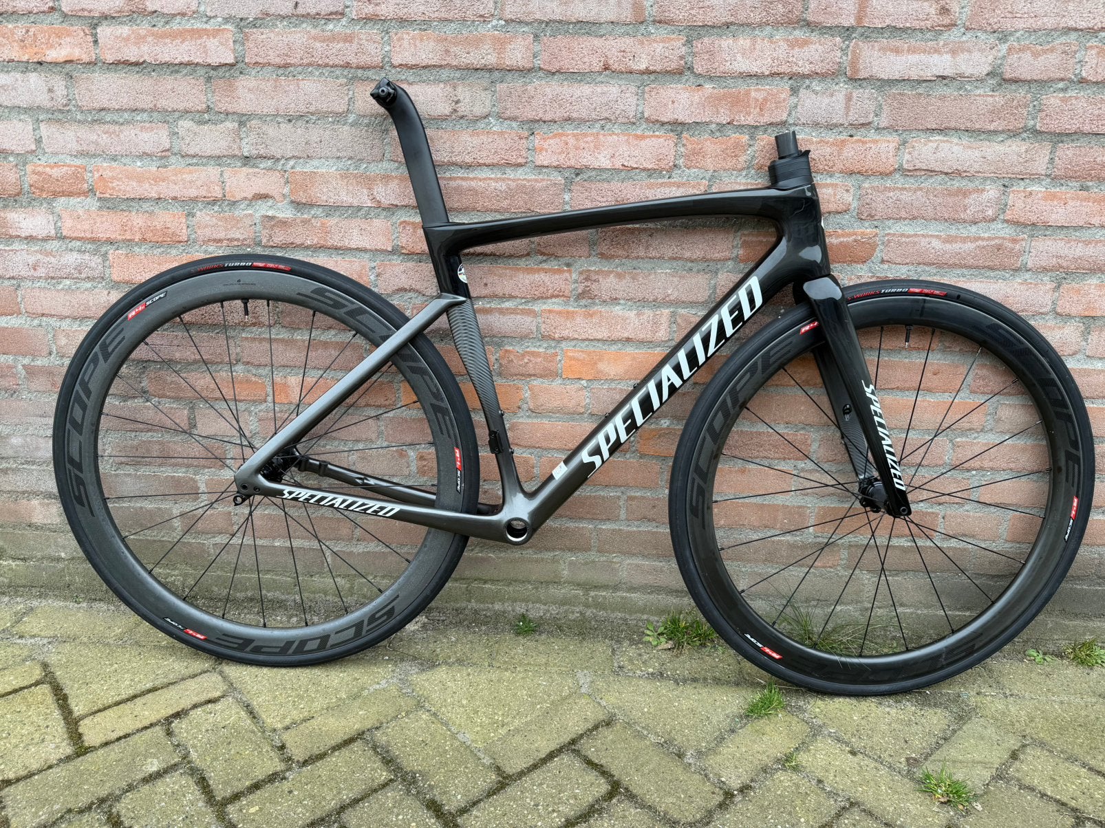 Specialized tarmac frameset, 28 inch, Carbon, Zo goed als nieuw, Meer dan 20 versnellingen