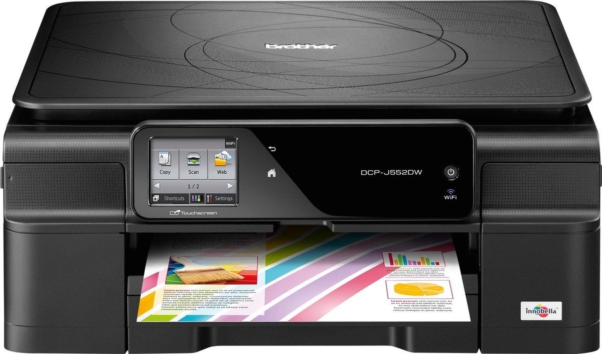Brother DCP-J552DW All-in-One Printer - Zo goed als nieuw, Inkjetprinter, All-in-one, Draadloos, Ophalen of Verzenden