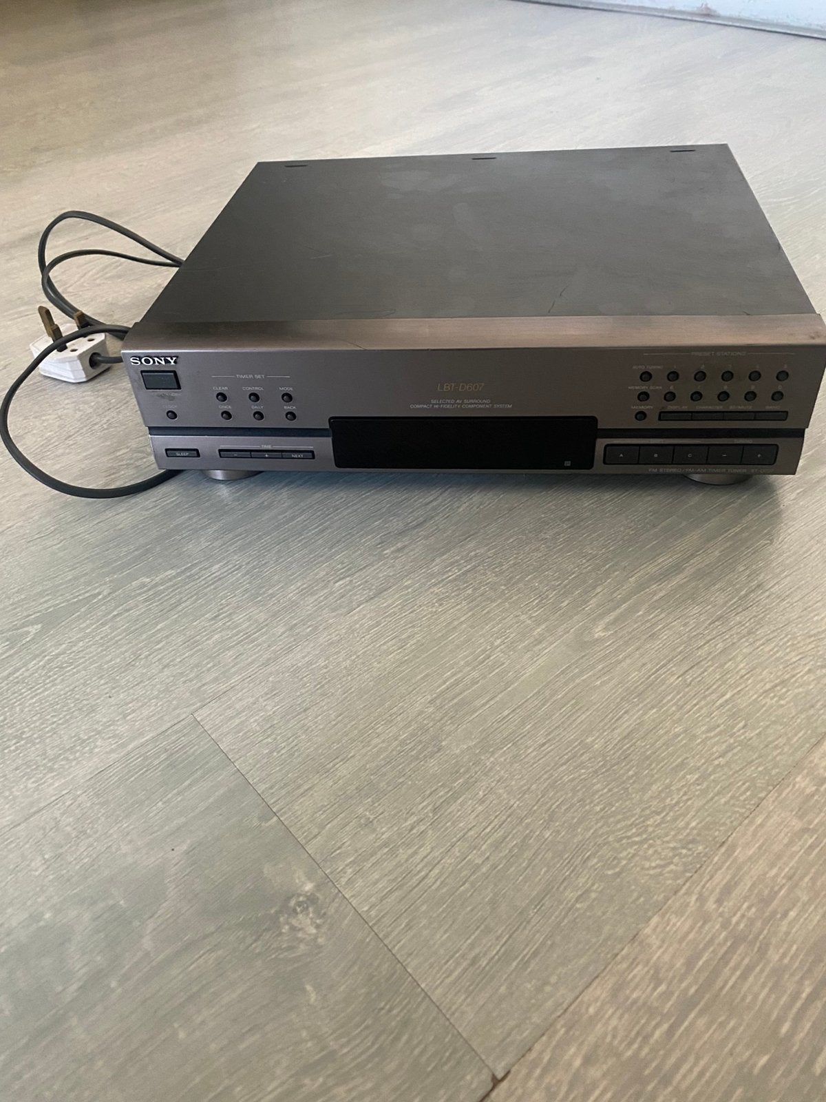 Sony ST-D707 FM stereo FM-AM Timer Tuner, Ophalen of Verzenden, Gebruikt