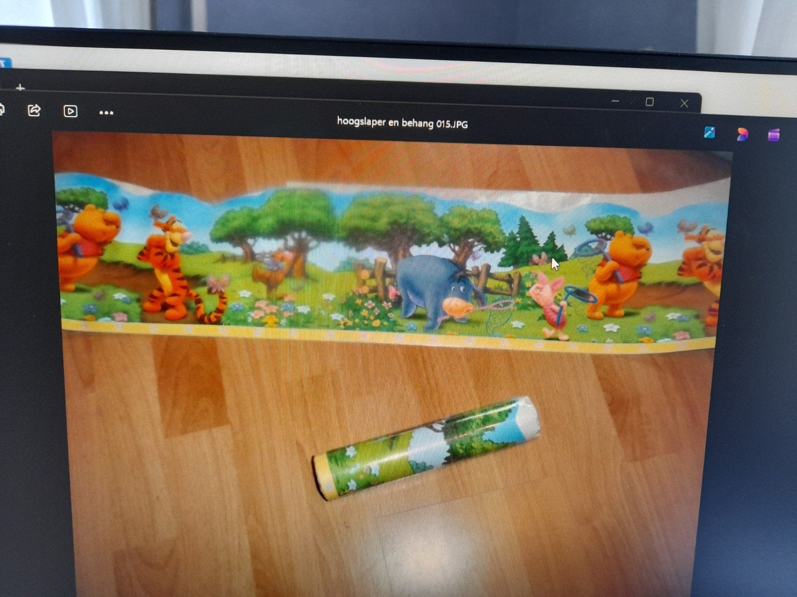 Winnie de Poeh Behangrand - Nieuw in verpakking, Huis en Inrichting, Stoffering | Behang, Ophalen of Verzenden, Geel