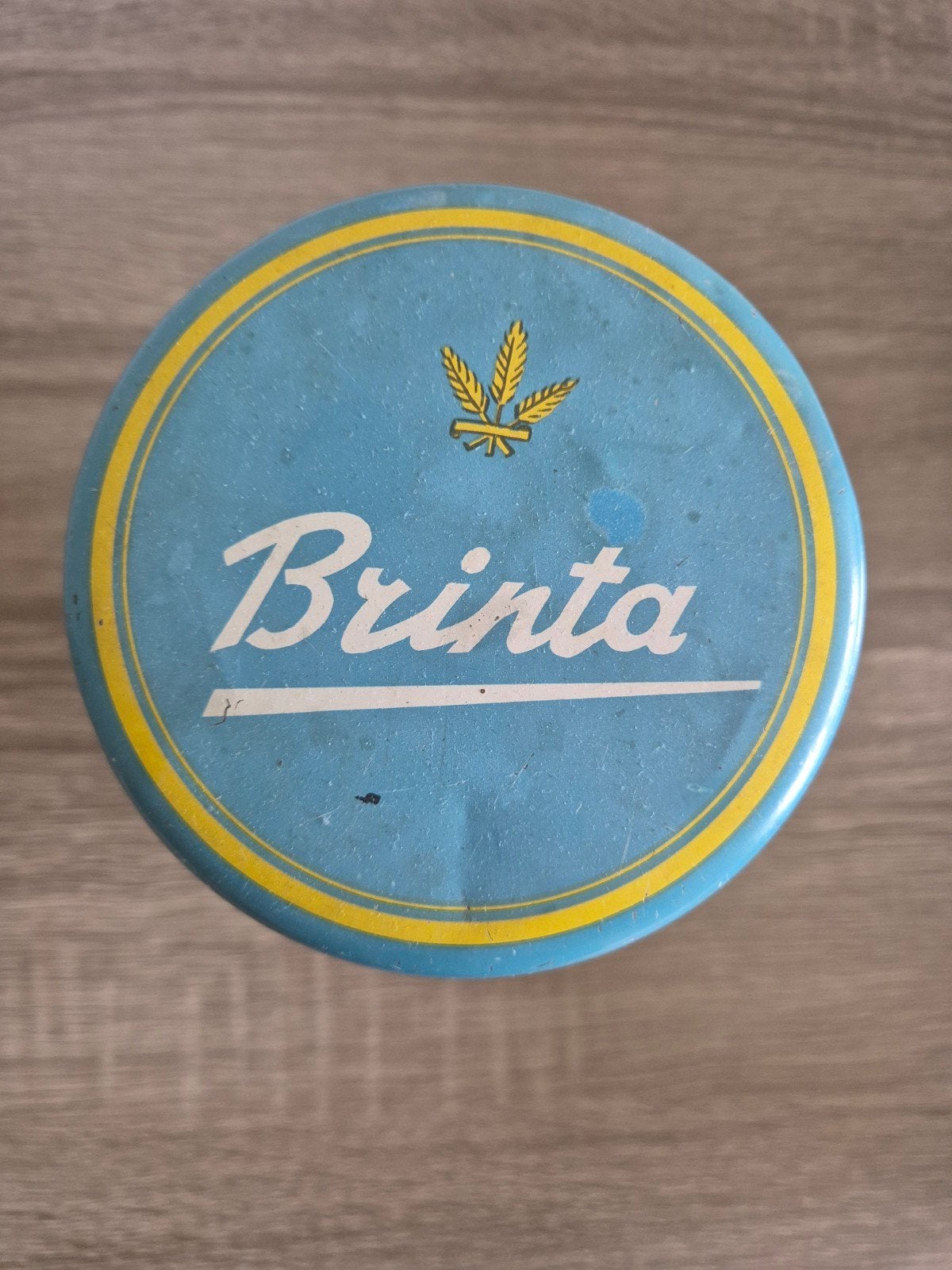 Oud Nostalgisch Brinta blik jaren '50, Ophalen of Verzenden, Gebruikt, Overige, Overige merken