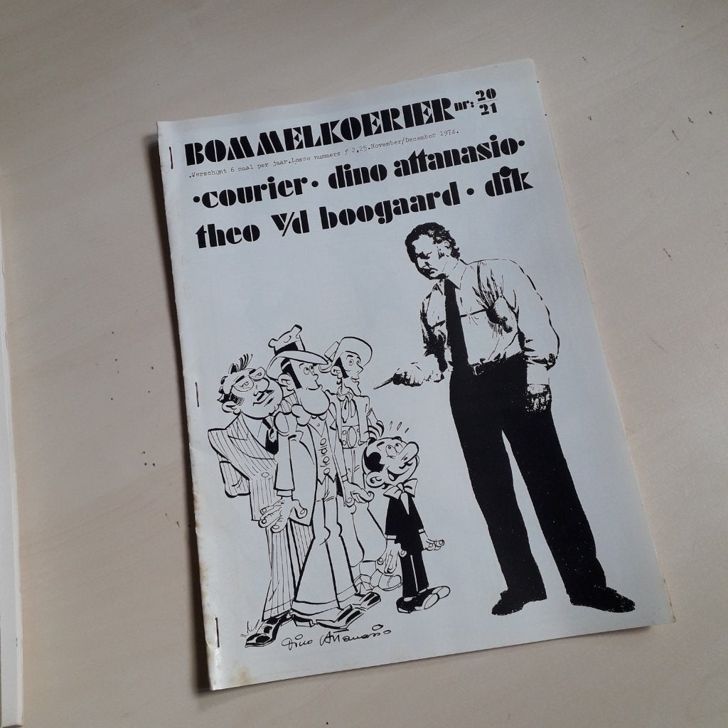 Stripblad  Bommelkoerier - Striprofiel  -  Stripbewust (4x ), Verzamelen, Tijdschriften, Kranten en Knipsels, Verzenden, 1960 tot 1980