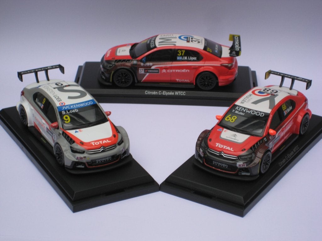 Citroen C-Elysée WTCC 2016 (2014 Loeb) Norev 1:43, Ophalen of Verzenden, Nieuw, Auto, Norev