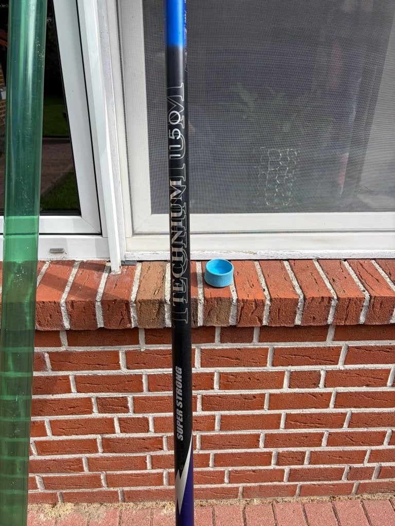 shimano hengel technium 1150 mtr, Watersport en Boten, Ophalen, Gebruikt, Vaste hengel
