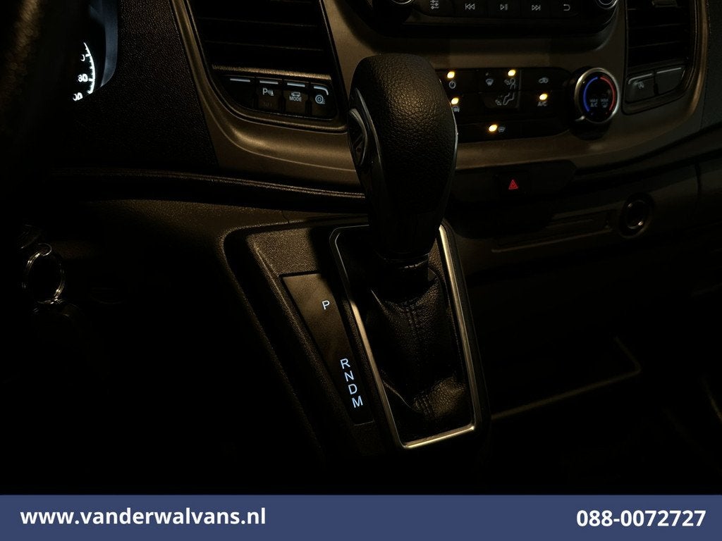 Ford Transit 2.0 TDCI 131pk Automaat L3H3 Euro6 Airco | Came, Auto's, Stof, 4 cilinders, Wit, Bedrijf