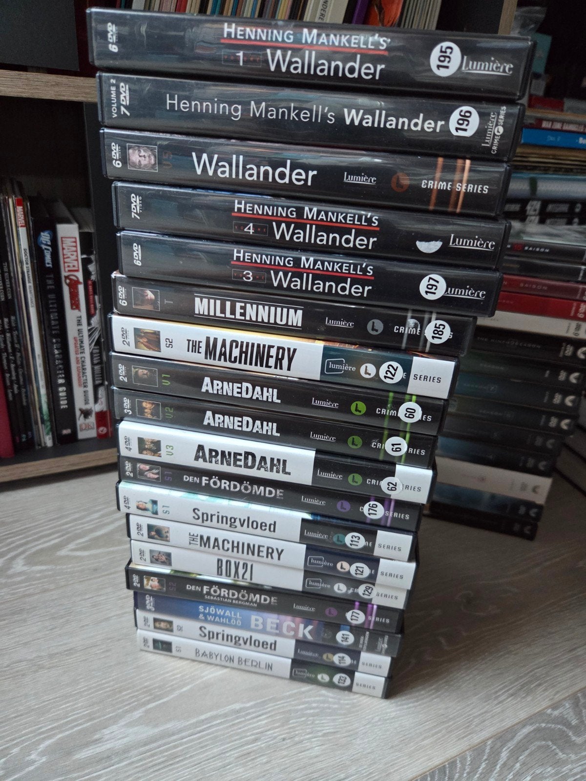 18x Lumiere Crime Series boxen, Vanaf 16 jaar, Ophalen of Verzenden, Zo goed als nieuw