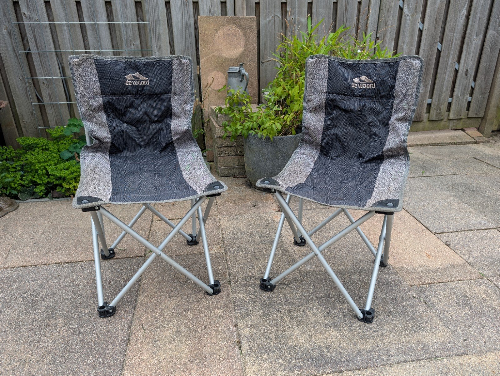 2x De Waard Campingstoelen kind - Compact en Comfortabel, Ophalen of Verzenden, Gebruikt, Campingstoel