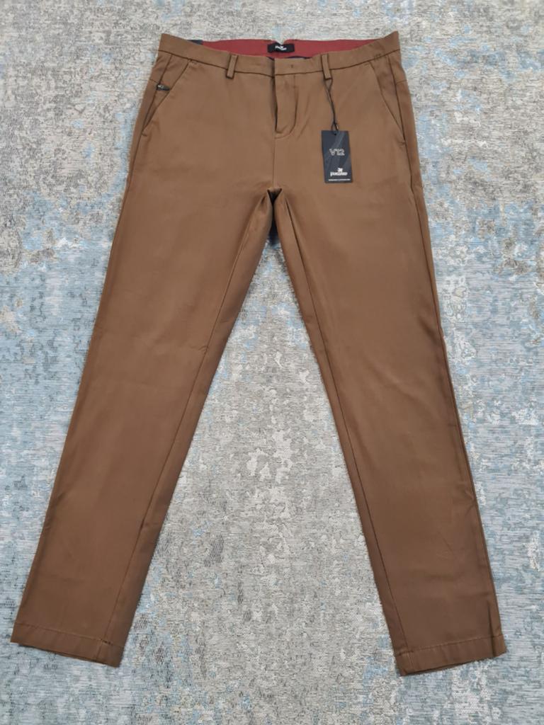 Vanguard V12 Chino W35 L32 NIEUW Slim STRETCH Bronno3532, Kleding | Heren, Broeken en Pantalons, Maat 52/54 (L), New Yorkstraat 50, 1175 RD Lijnden