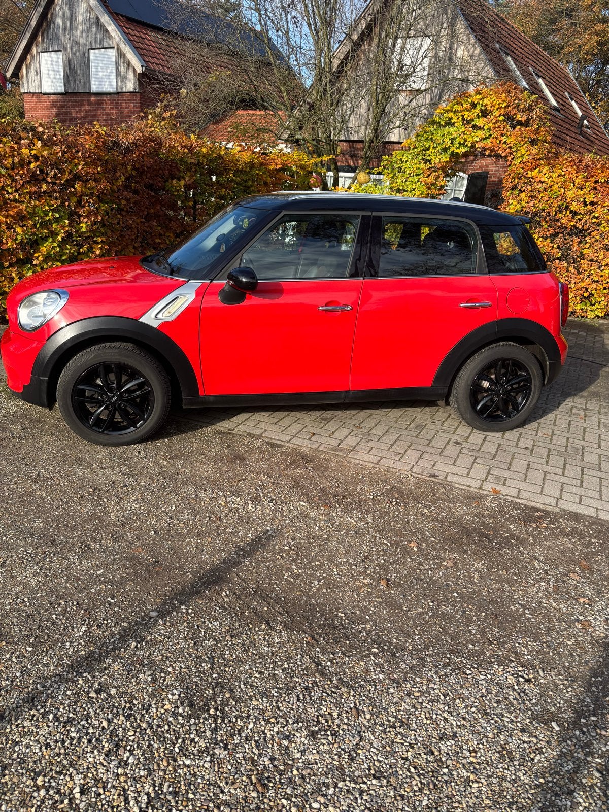 Mini Countryman 1.6 Cooper 2012 Rood, Auto's, Mini, Voorwielaandrijving, Stof, Zwart, 122 pk