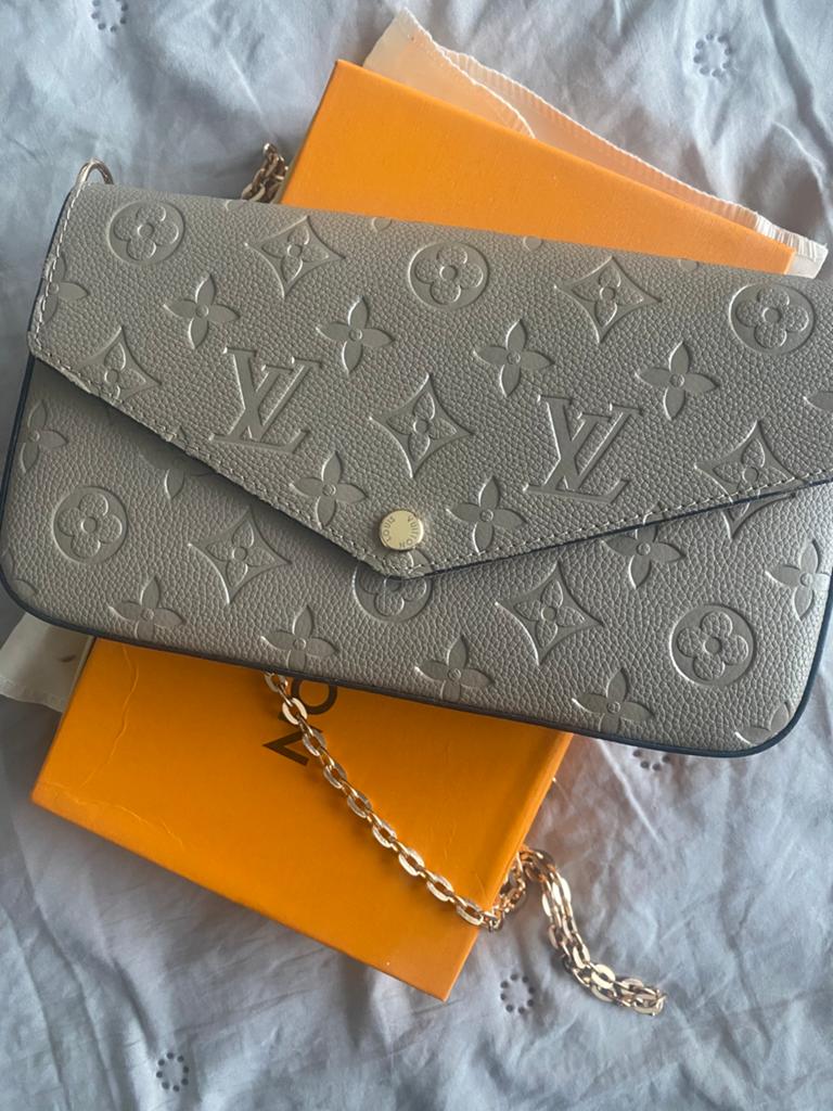 Tasje beige/taupe nieuw incl doos, Ophalen, Zo goed als nieuw, Beige
