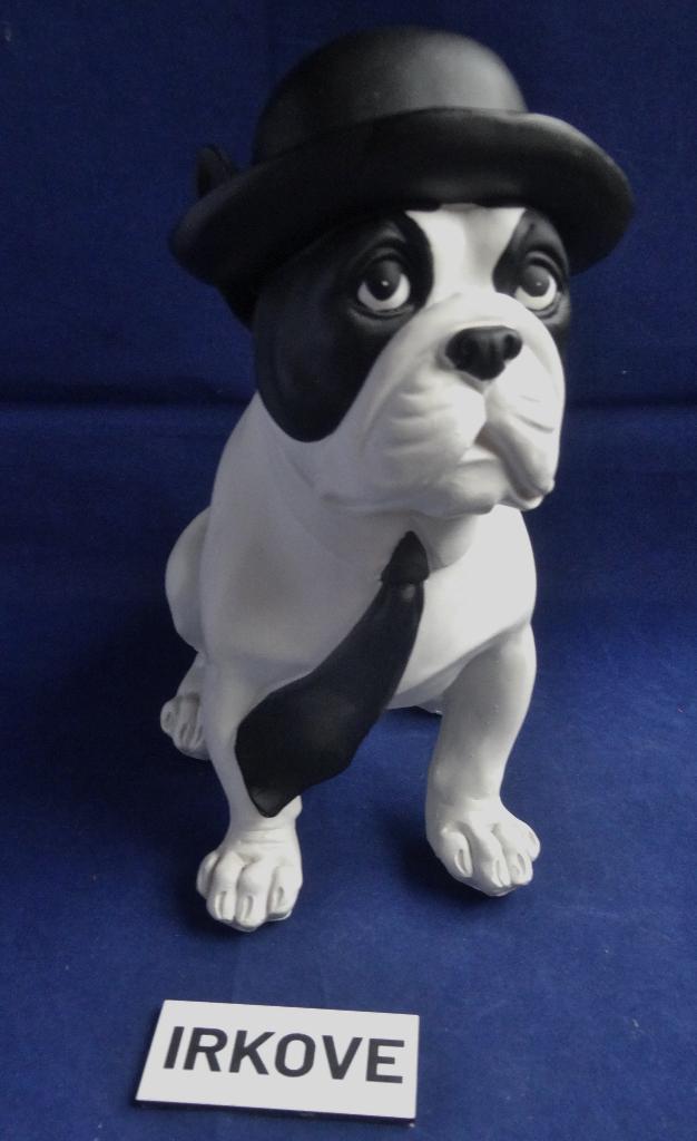 BULDOG MET HOED SPAARPOT * Nieuw *, Verzamelen, Spaarpotten, Nieuw, Dier, Kunststof, Verzenden
