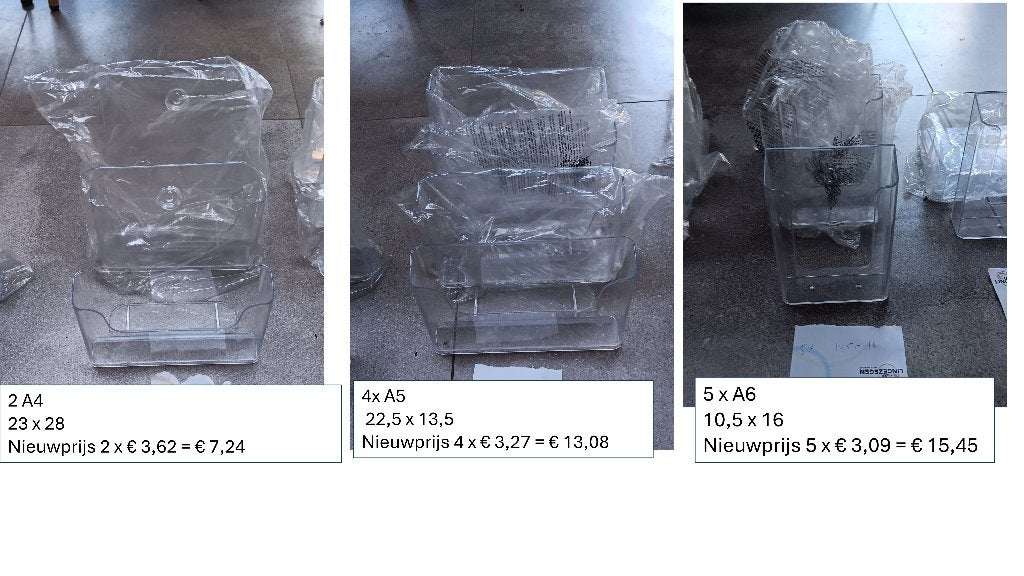 Folderhouders, Ophalen of Verzenden, Nieuw
