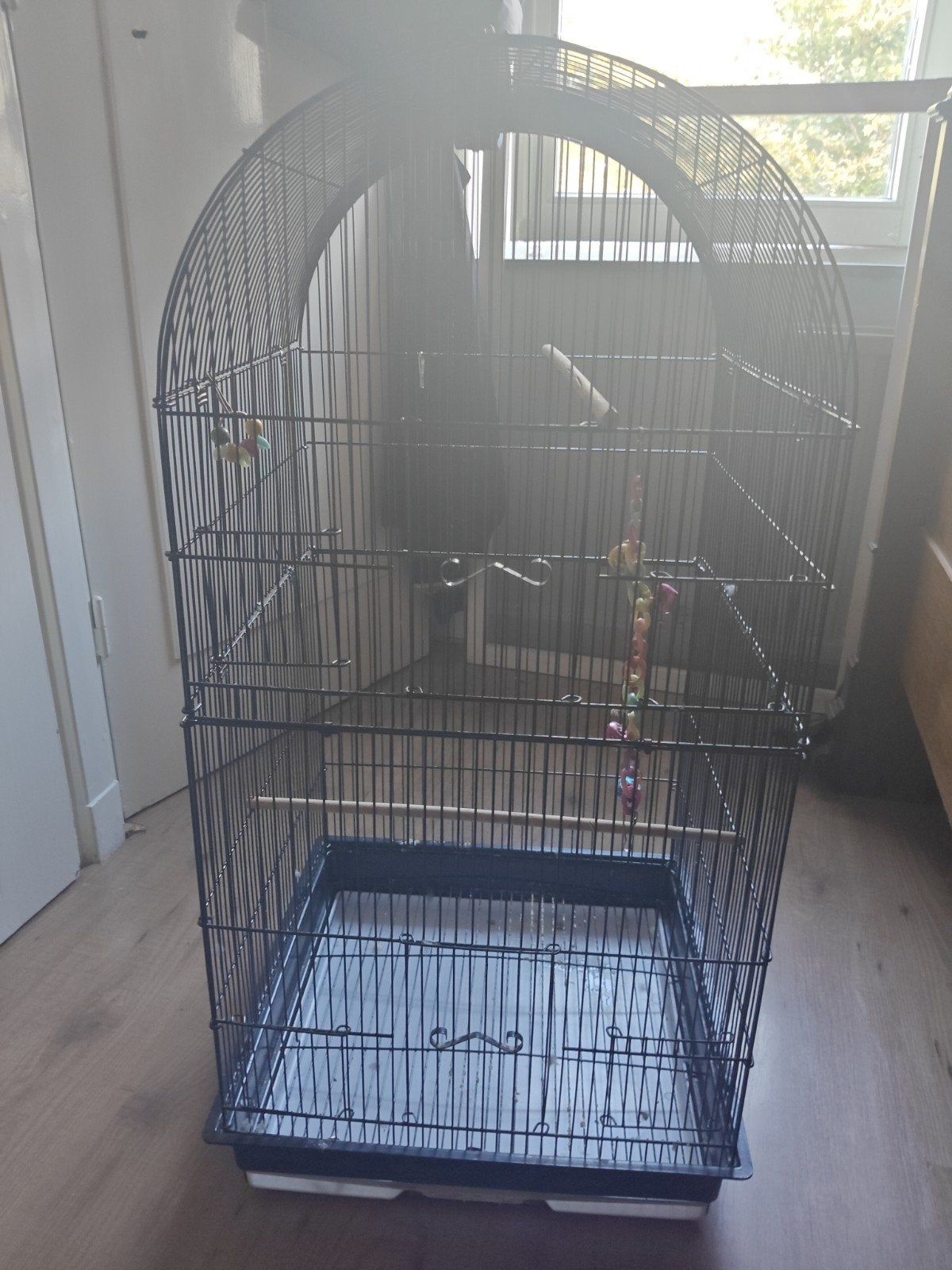 vogelkooi, Ophalen, Zo goed als nieuw, Metaal