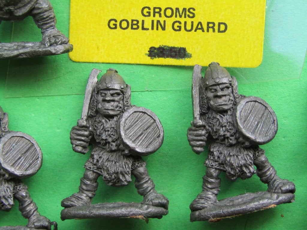 Warhammer  Groms Goblin Guard, Hobby en Vrije tijd, Wargaming, Verzenden, Zo goed als nieuw, Warhammer, Figuurtje(s)