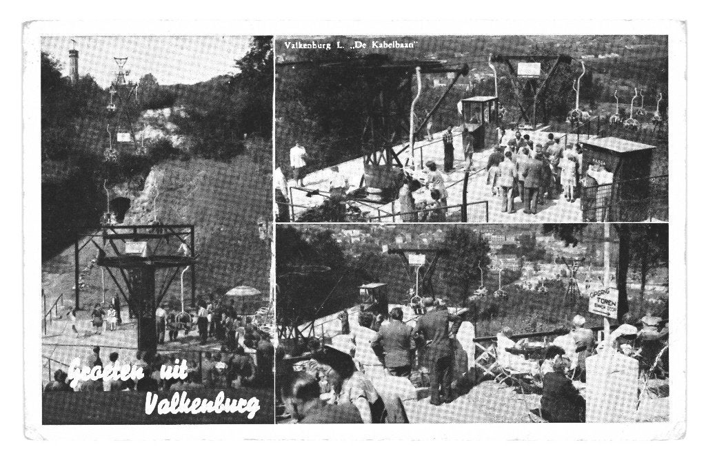 950015 Valkenburg Kabelbaan Leuke oude kaart onbeschreven