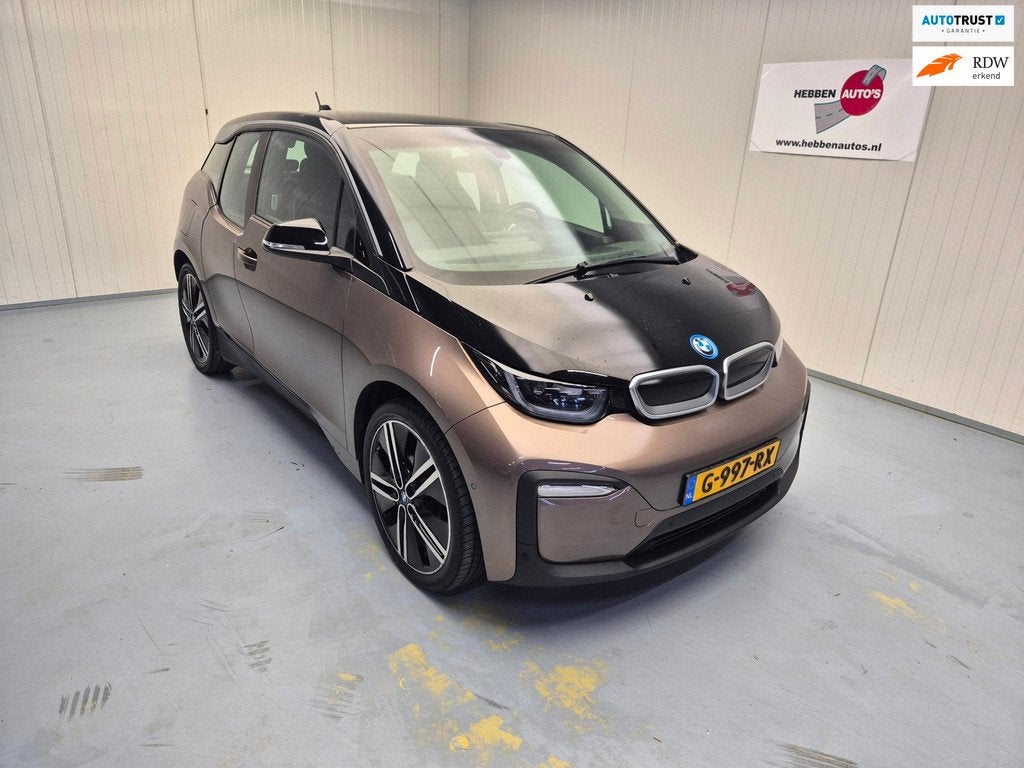 BMW I3 Executive Edition 120Ah 42 kWh Navi Camera Ecc Cruise, Automaat, Zwart, 4 stoelen, Automatische klimaatregeling