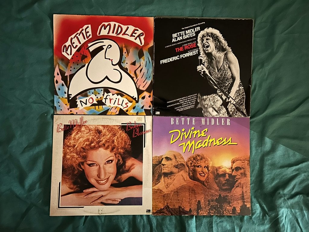 4 LP's Bette Midler (ook per stuk te koop), Cd's en Dvd's, Vinyl | Pop, LP, Gebruikt, Pop, Ophalen of Verzenden