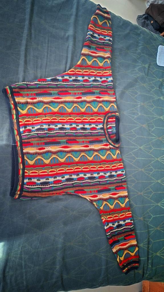 Vintage Coogi-stijl Trui - Kleurrijk en Uniek (XL), Timmons Australia, Overige kleuren, Maat 46/48 (XL) of groter, Ophalen of Verzenden