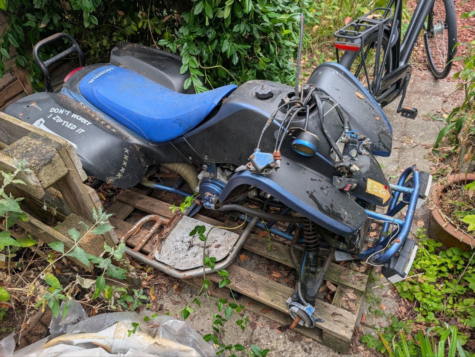 Quad 70cc op bromfietskenteken, Fietsen en Brommers, Ophalen